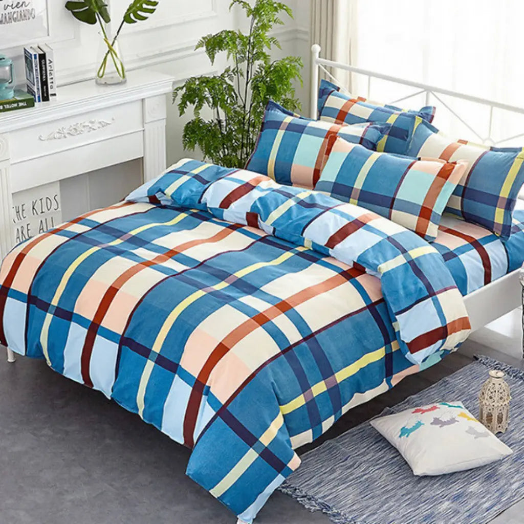 Lightweight acetate fiber duvet cover highlighting breathable properties and comfortable sleep benefits