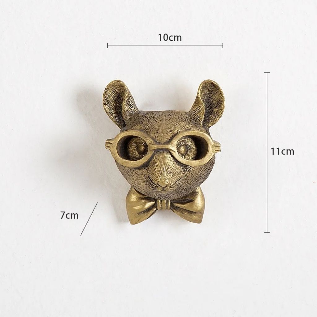 Bronze animal wall sculpture collection - modern decorative wall art pieces with antique finish
