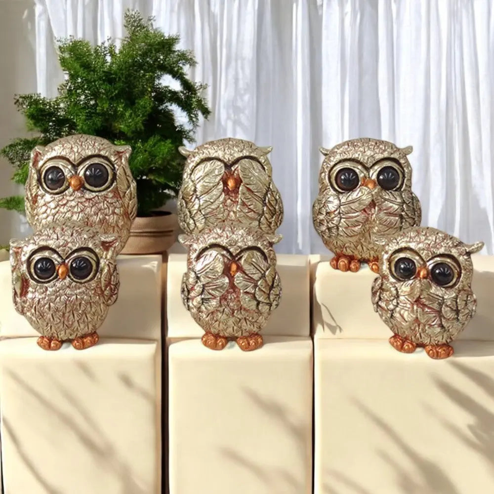Alliem Gilded Owl Trio Inovessa