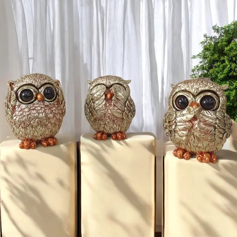 Alliem Gilded Owl Trio Inovessa