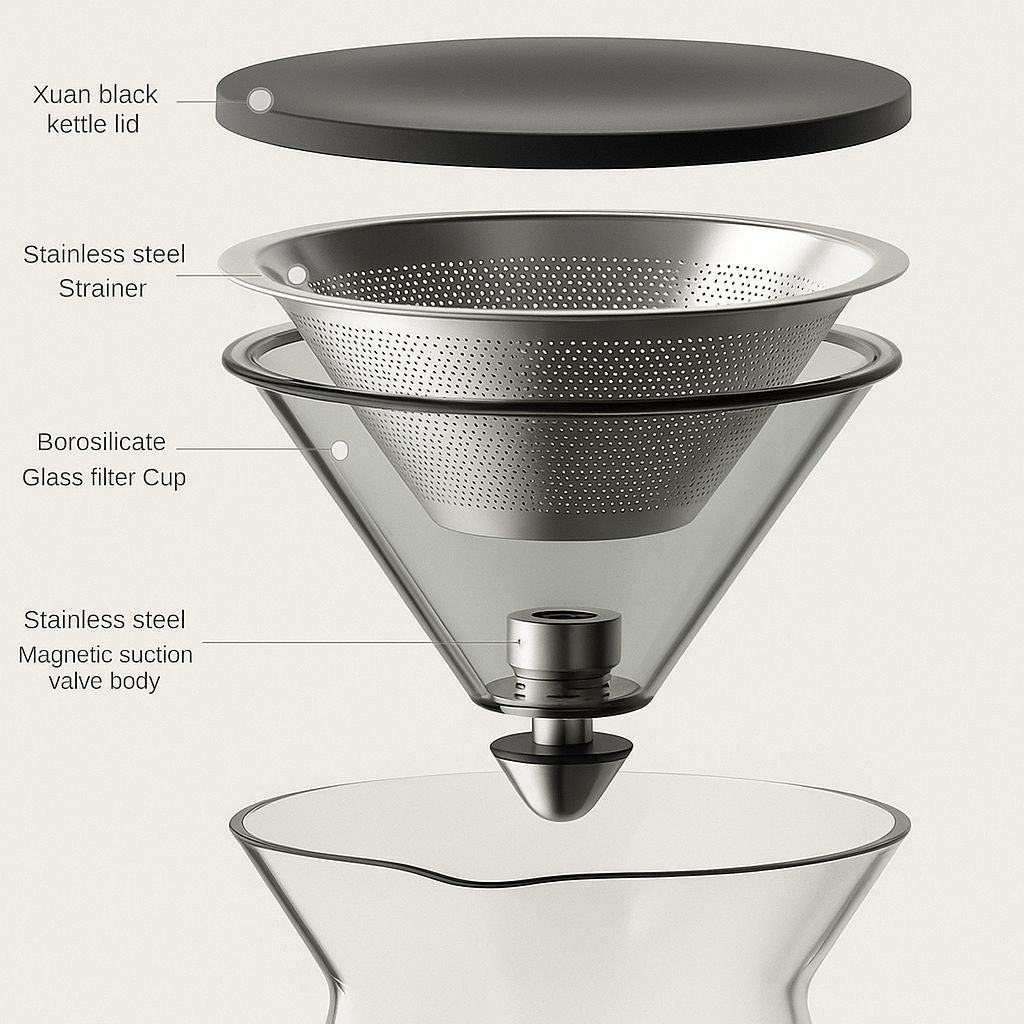 Alus Artisan One-Button Teapot With Infuser