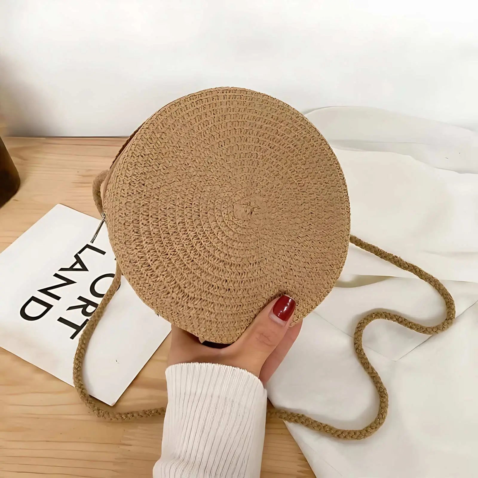 Aurelia Boho Luxe Straw Bag Inovessa