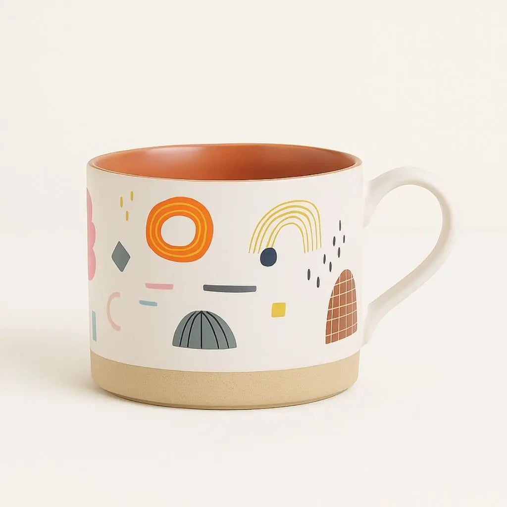 Durable stoneware mug with handmade ceramic design, perfect for coffee lovers seeking quality drinkware