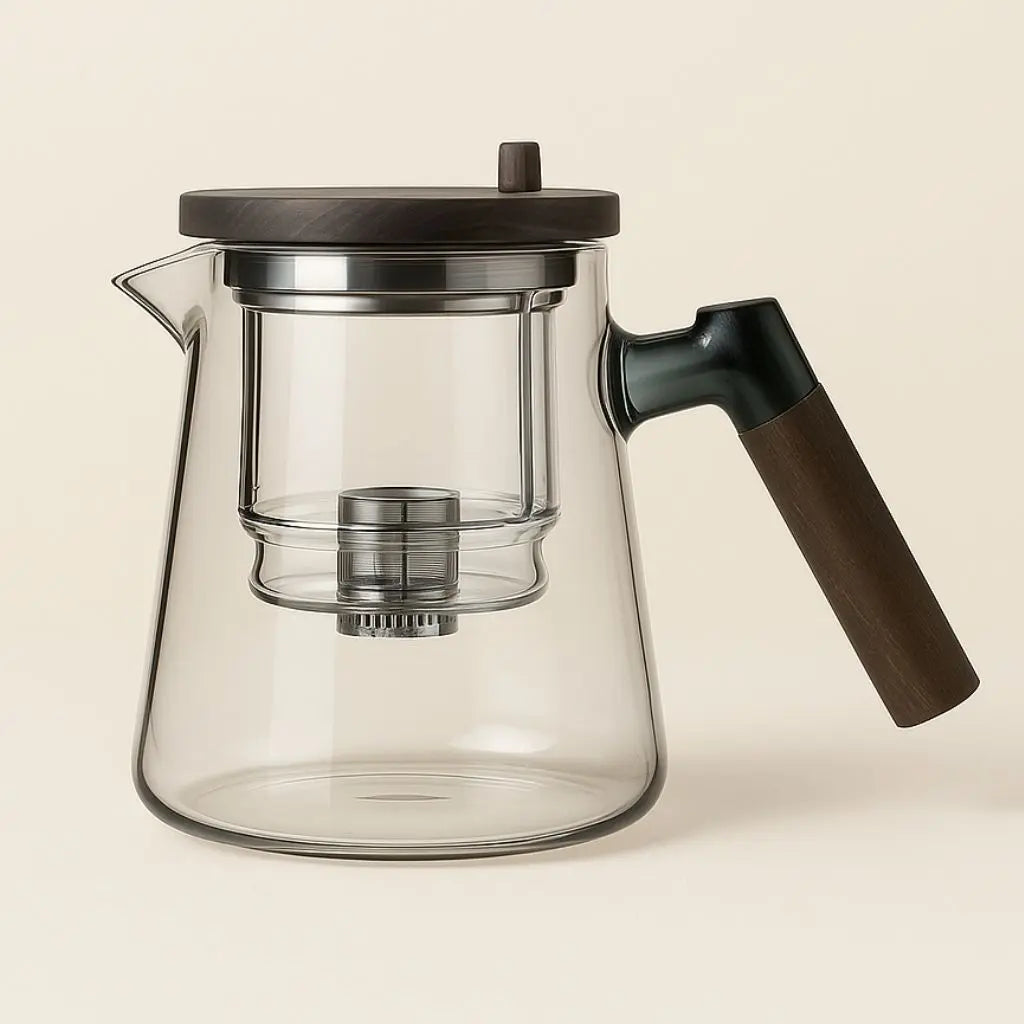 glass teapot, tea infuser, borosilicate glass teapot