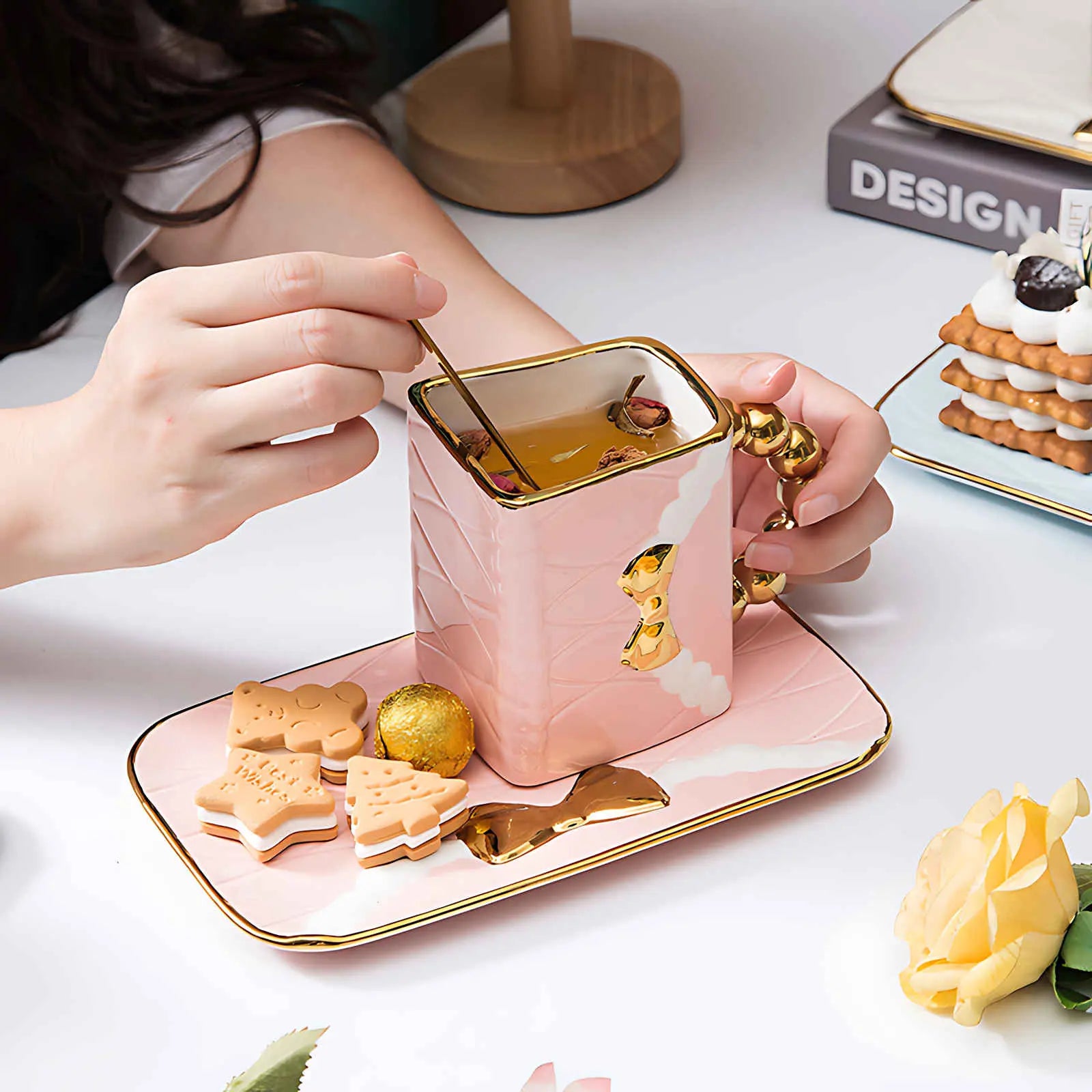 Charmoire Ceramic Tea & Coffee Set Inovessa