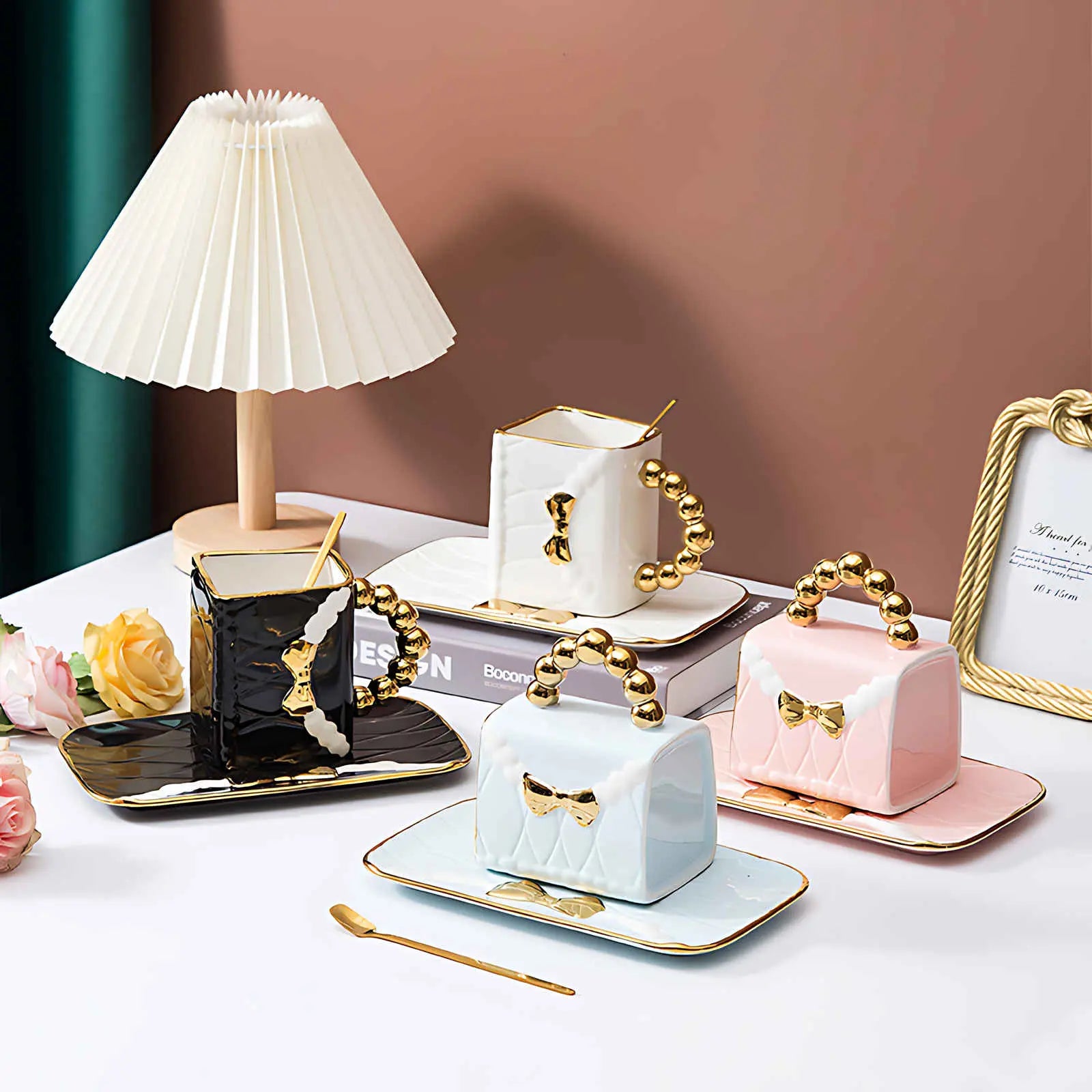 Charmoire Ceramic Tea & Coffee Set Inovessa