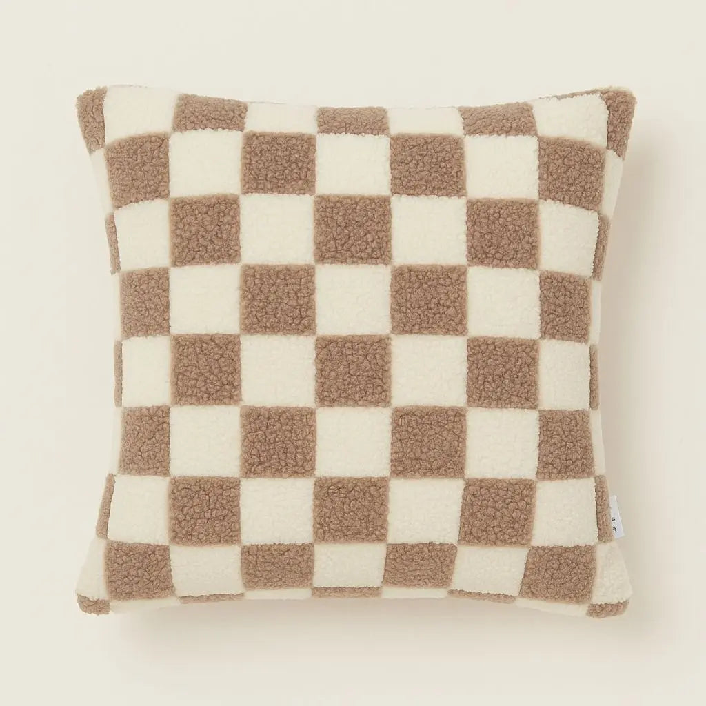 Pilliow cover with hidden zipper closure showing quality construction and finish