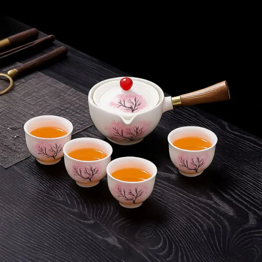 Cherry Blossom - Rotating Infuser Teapot Inovessa