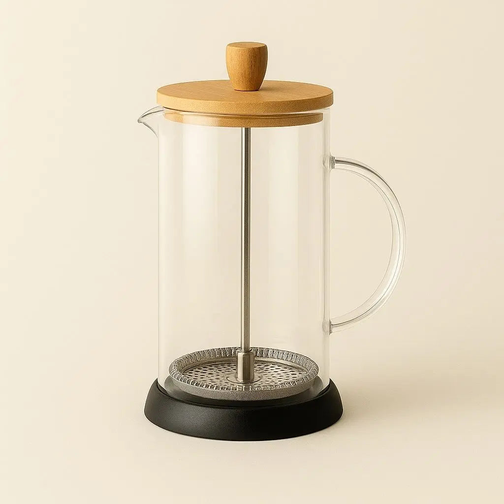 Complete glass french press set perfect for coffee enthusiasts and home brewing gifts