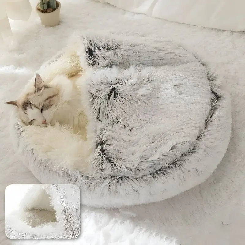 CozyCave™- Soft Plush Pet Bed Inovessa