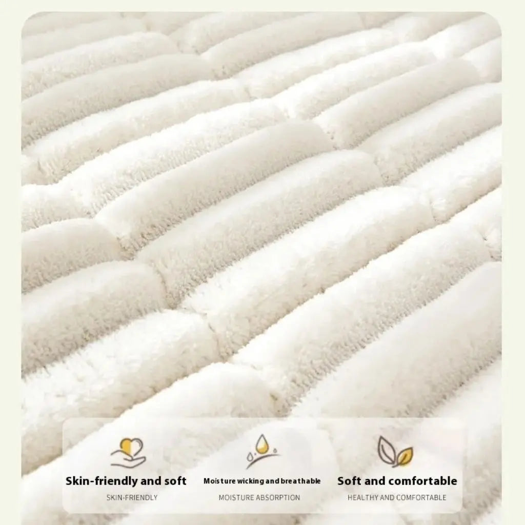 Winter fleece cushion cover for seasonal sofa protection during cold weather months