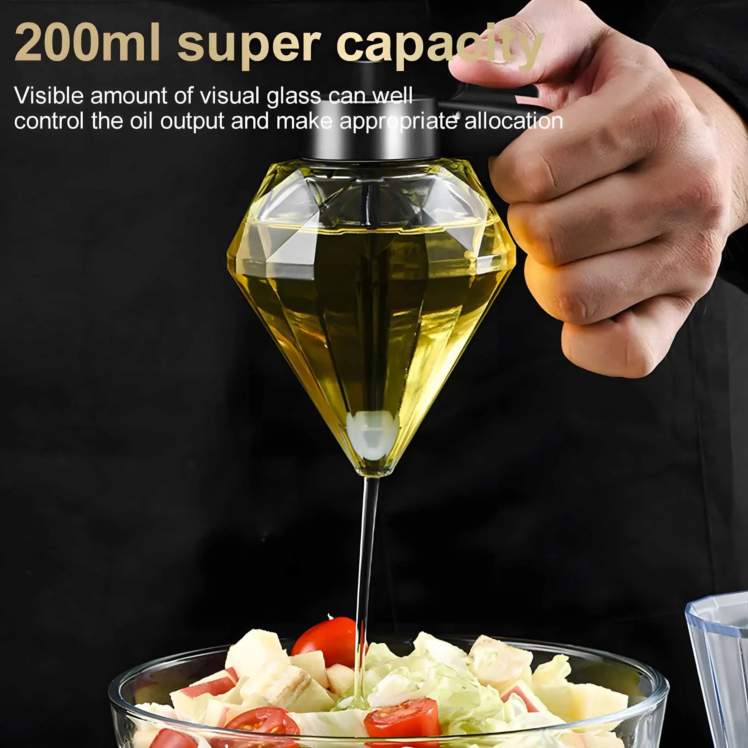 DiamondPour™ - Multifunctional Glass Dispenser 200ml Inovessa