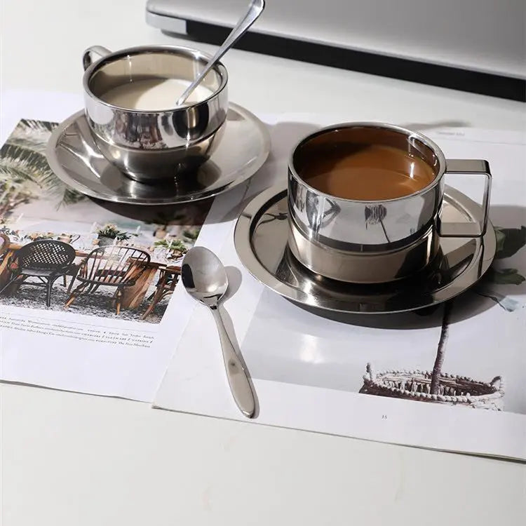 Clarke Steel Coffee Set Inovessa