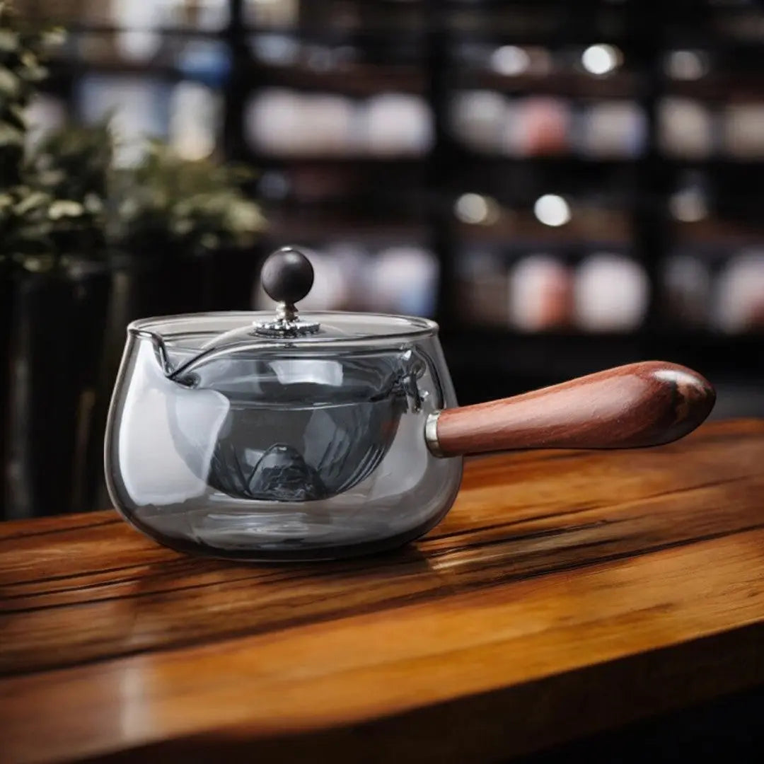 Everly Glass Rotating Teapot Inovessa