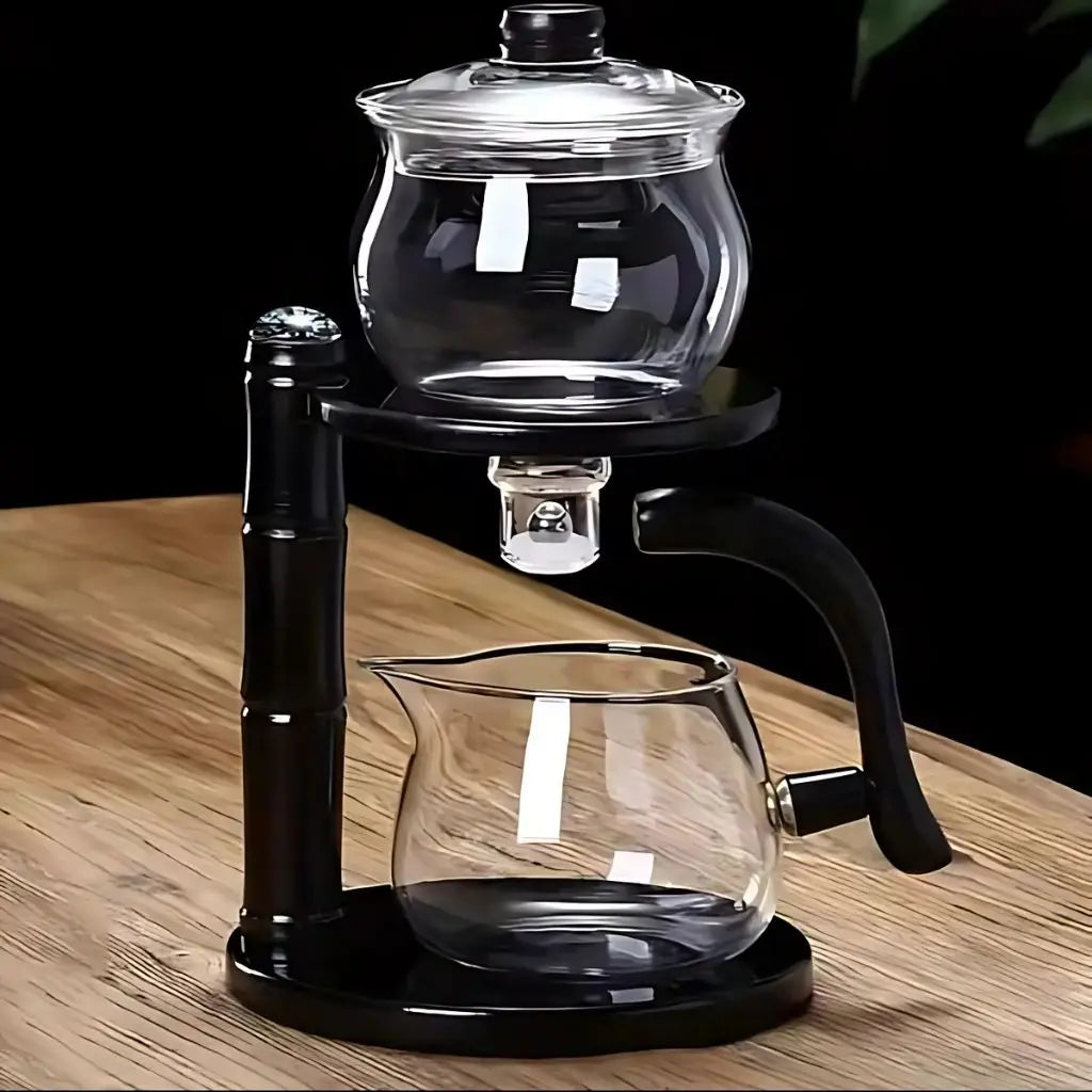 Evie Lazy Kungfu Tea Set lifestyle shot showing refined tea ritual experience and elegant design