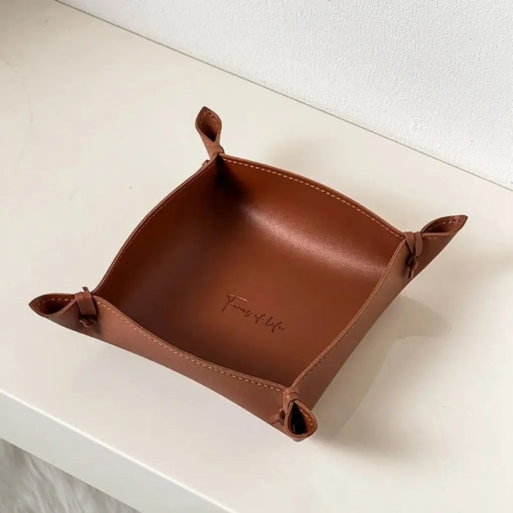 FormoTray Leather Storage Tray Inovessa