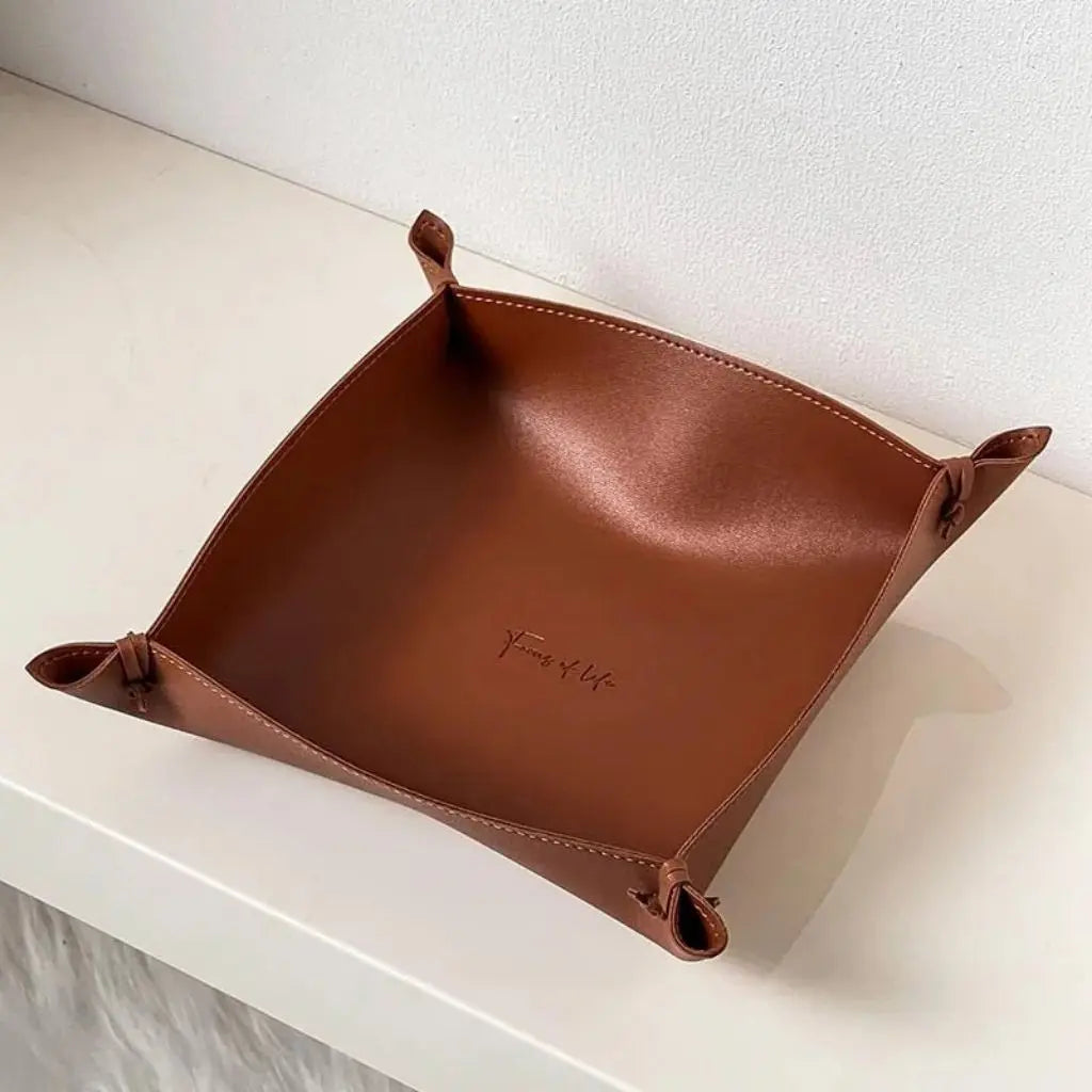 FormoTray Leather Storage Tray Inovessa