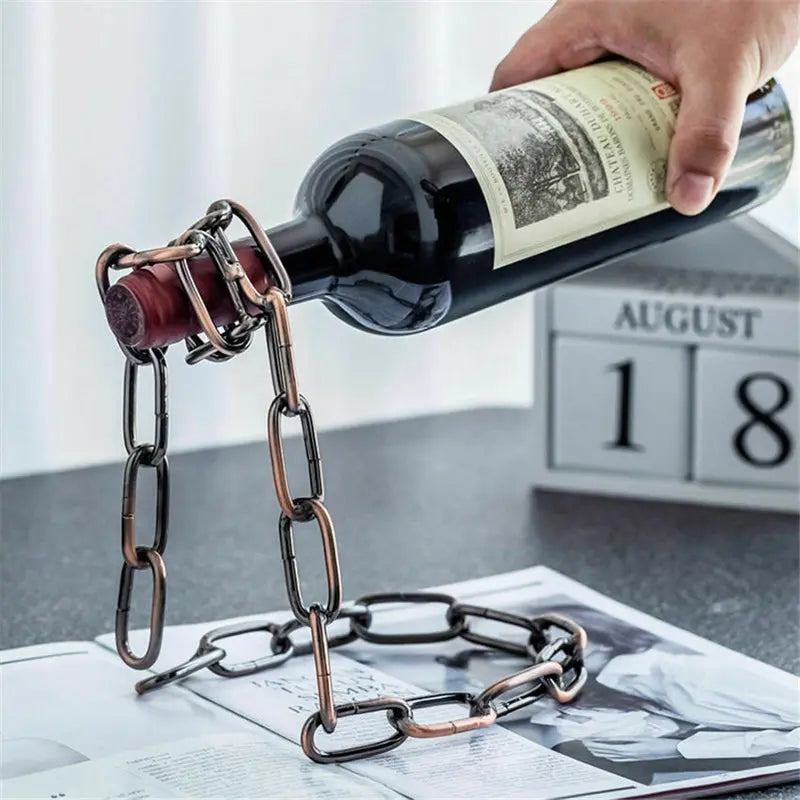 GravityLuxe™ - Wine Bottle Holder Inovessa