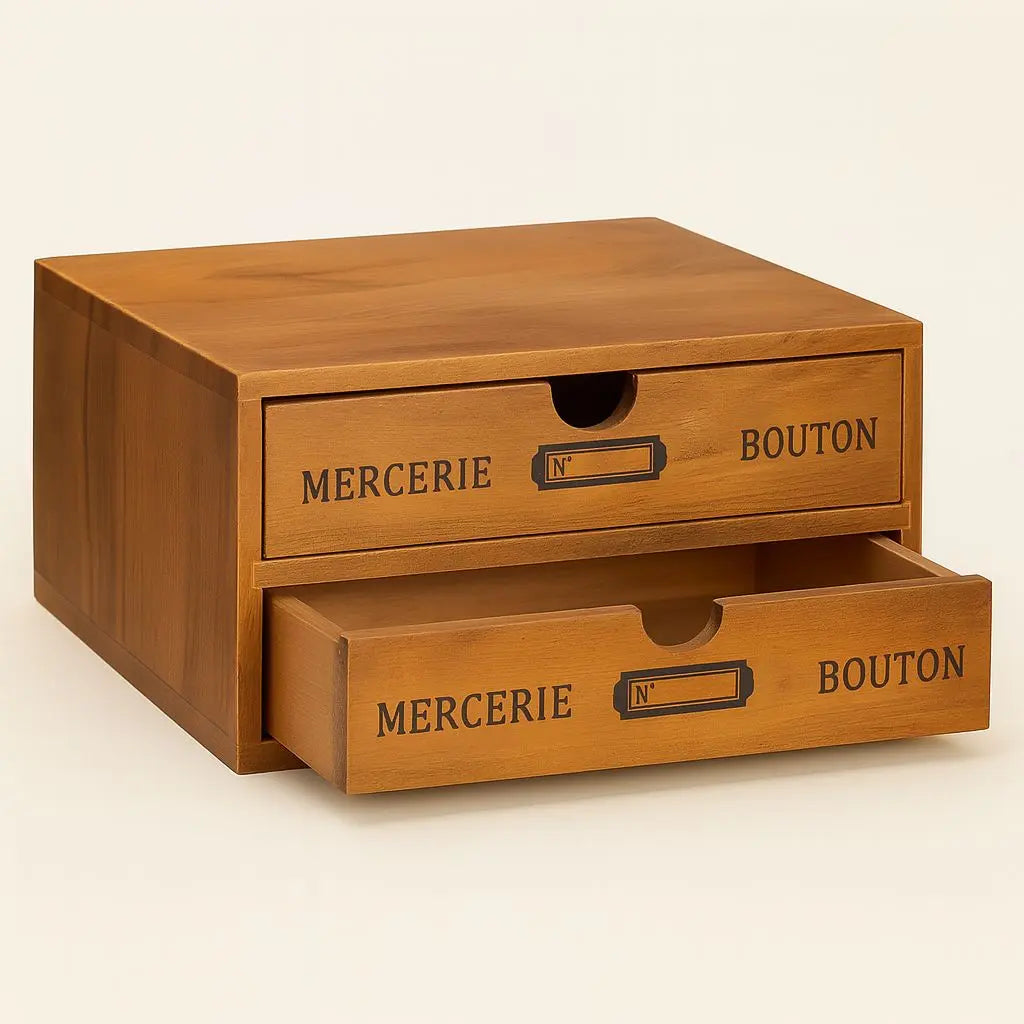 Heritage Vintage Wooden Storage Drawer Inovessa
