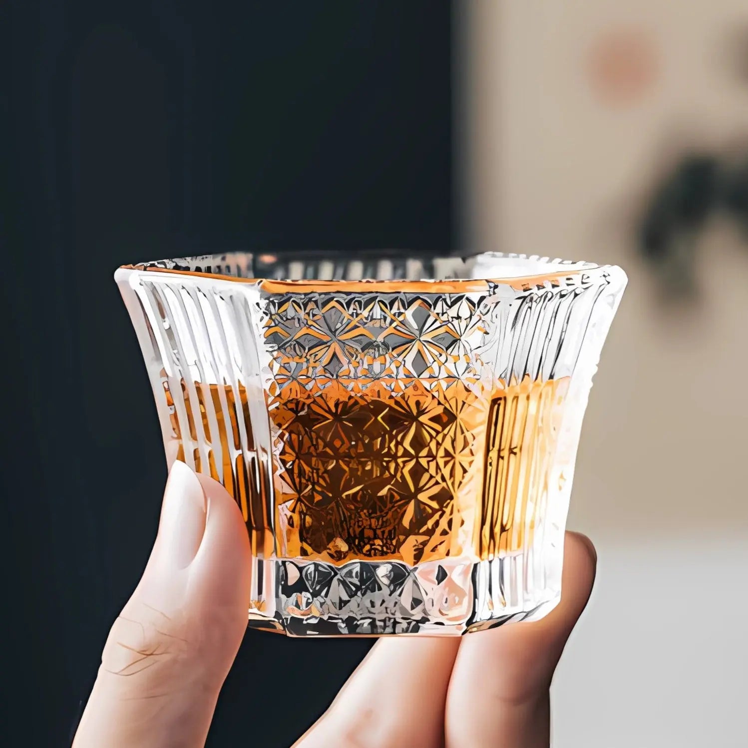 Bret Crystal Hexagonal Glass Inovessa