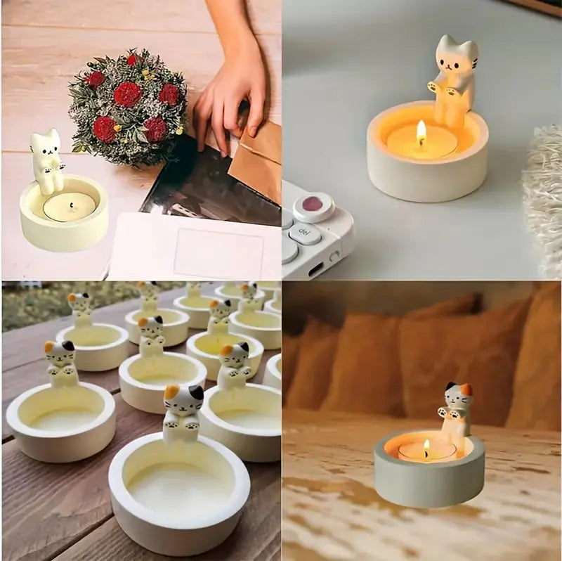 KittyGlow™ - Cat Candle Holder Inovessa