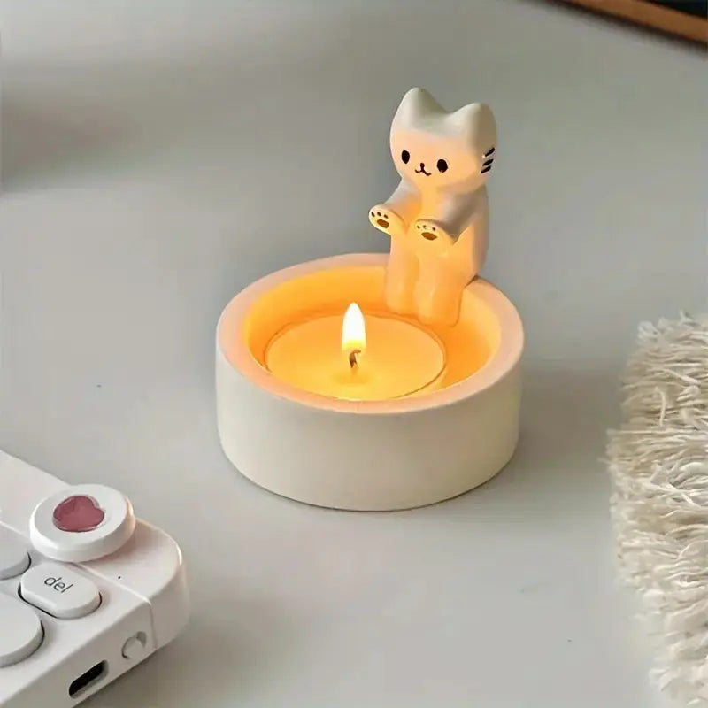 KittyGlow™ - Cat Candle Holder Inovessa