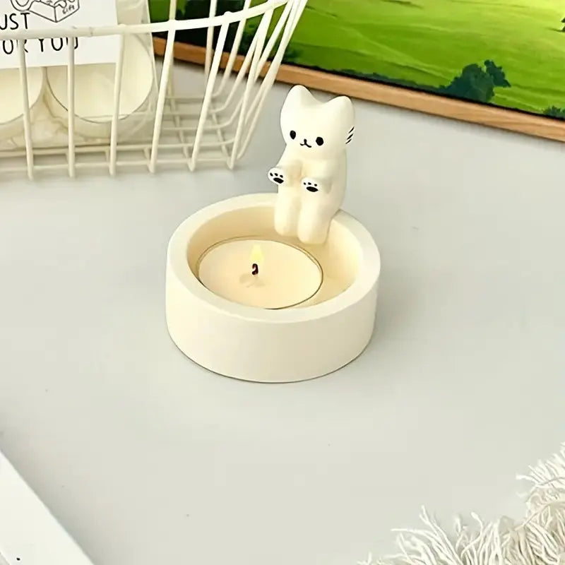 KittyGlow™ - Cat Candle Holder Inovessa