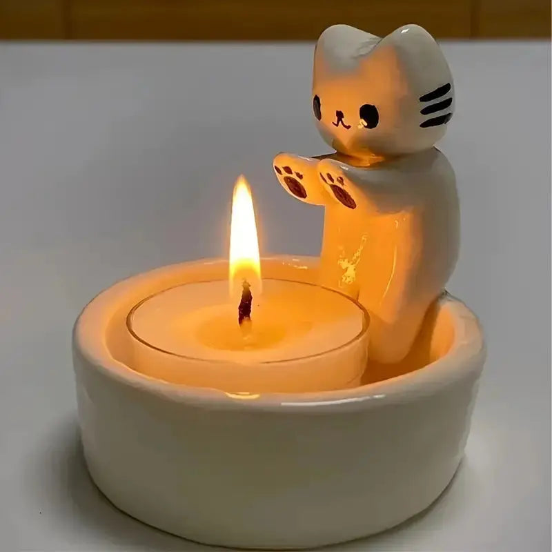 KittyGlow™ - Cat Candle Holder Inovessa