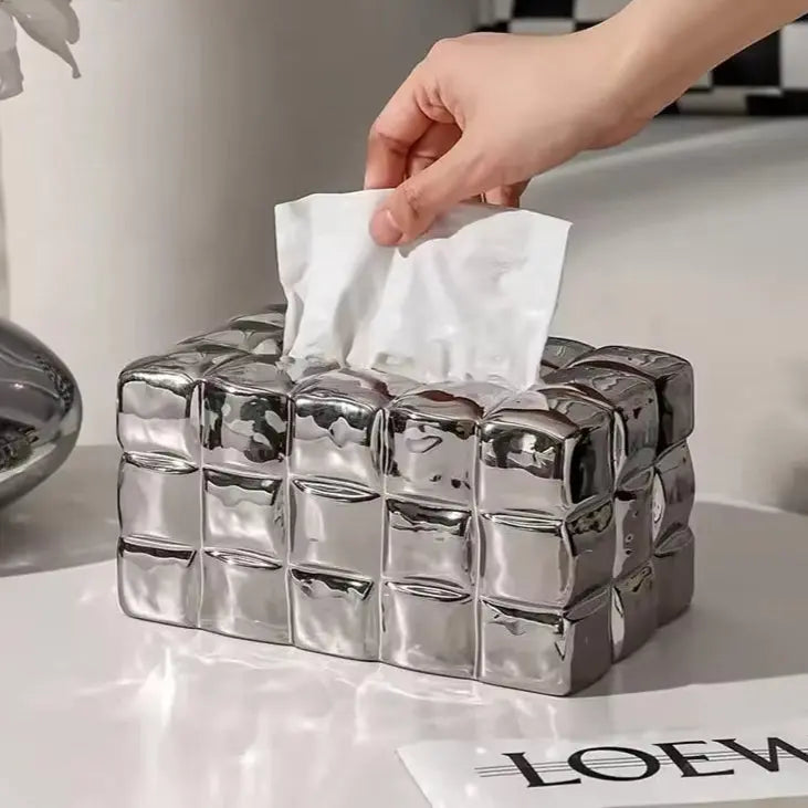 Luca Puffy Handkerchief Box Inovessa