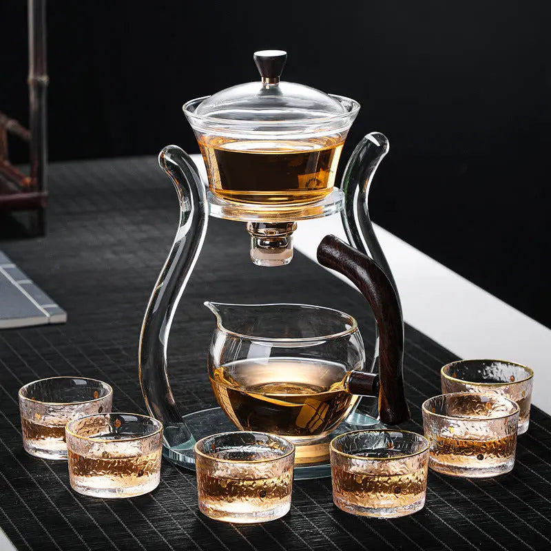 Luminara Semi-Automatic Glass Tea Set Inovessa