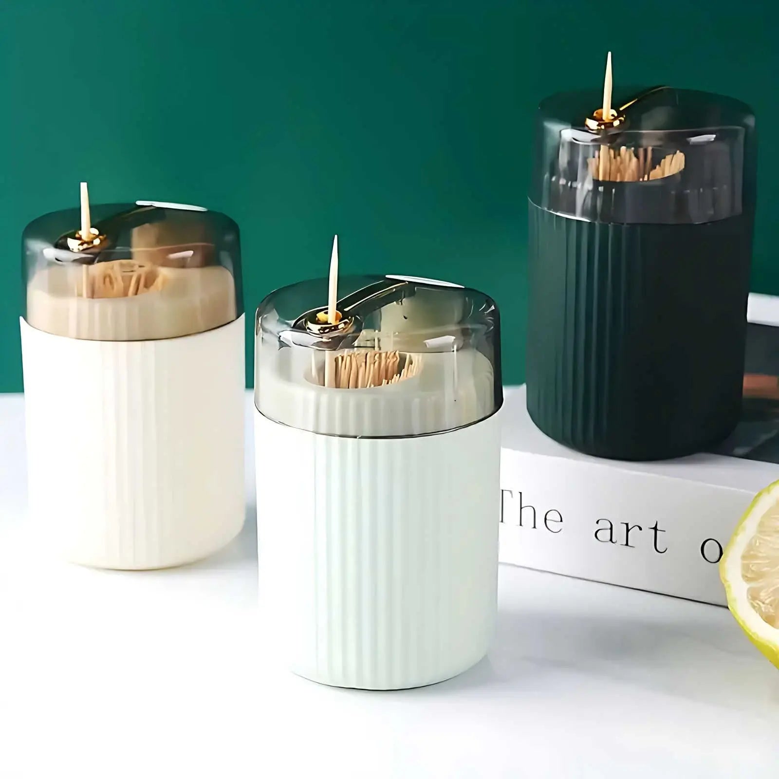 LuxePop™ - Automatic Pop-up Toothpick Dispenser Inovessa