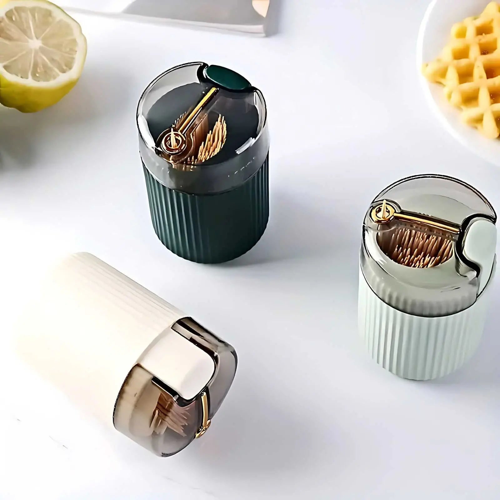 LuxePop™ - Automatic Pop-up Toothpick Dispenser Inovessa
