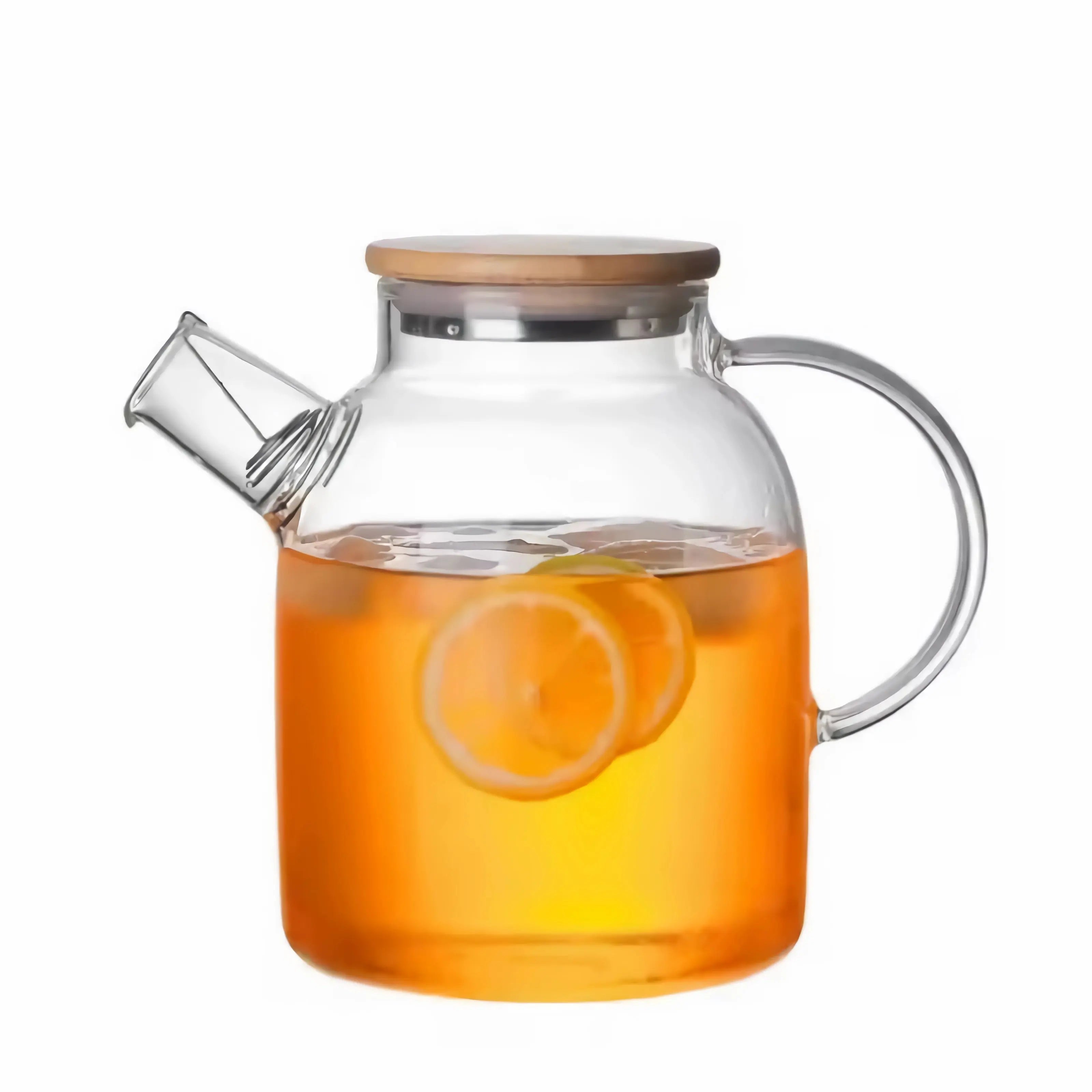 Lynn Bamboo Glass Teapot 1.8L (61oz) Inovessa