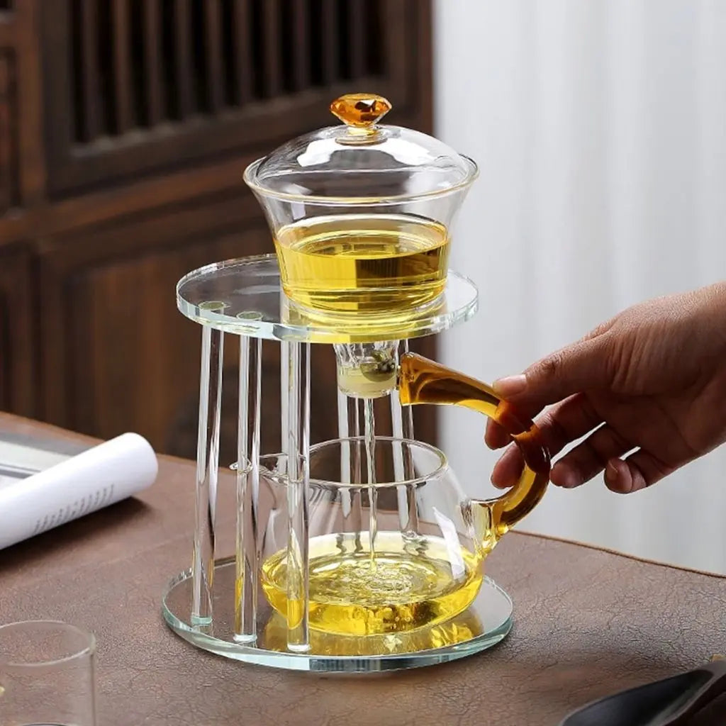 Loose leaf tea brewing, tea preparation