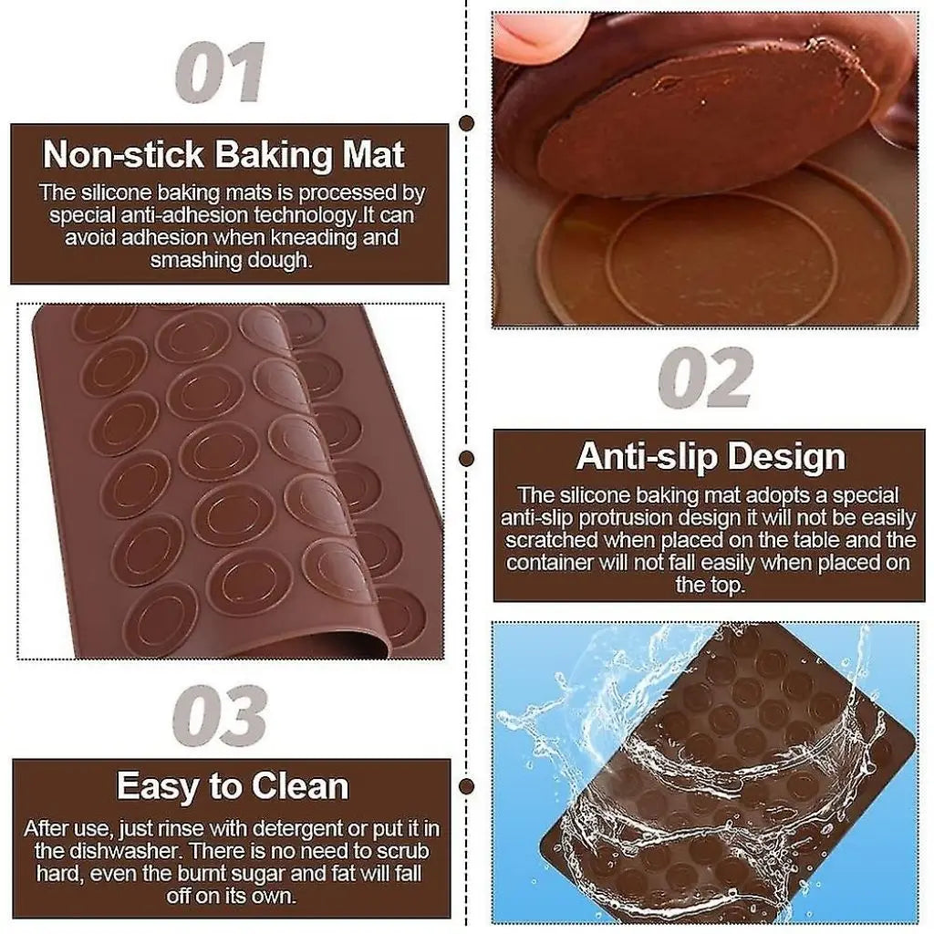 Macaron guide mat circle template baking tool precise measurements professional results