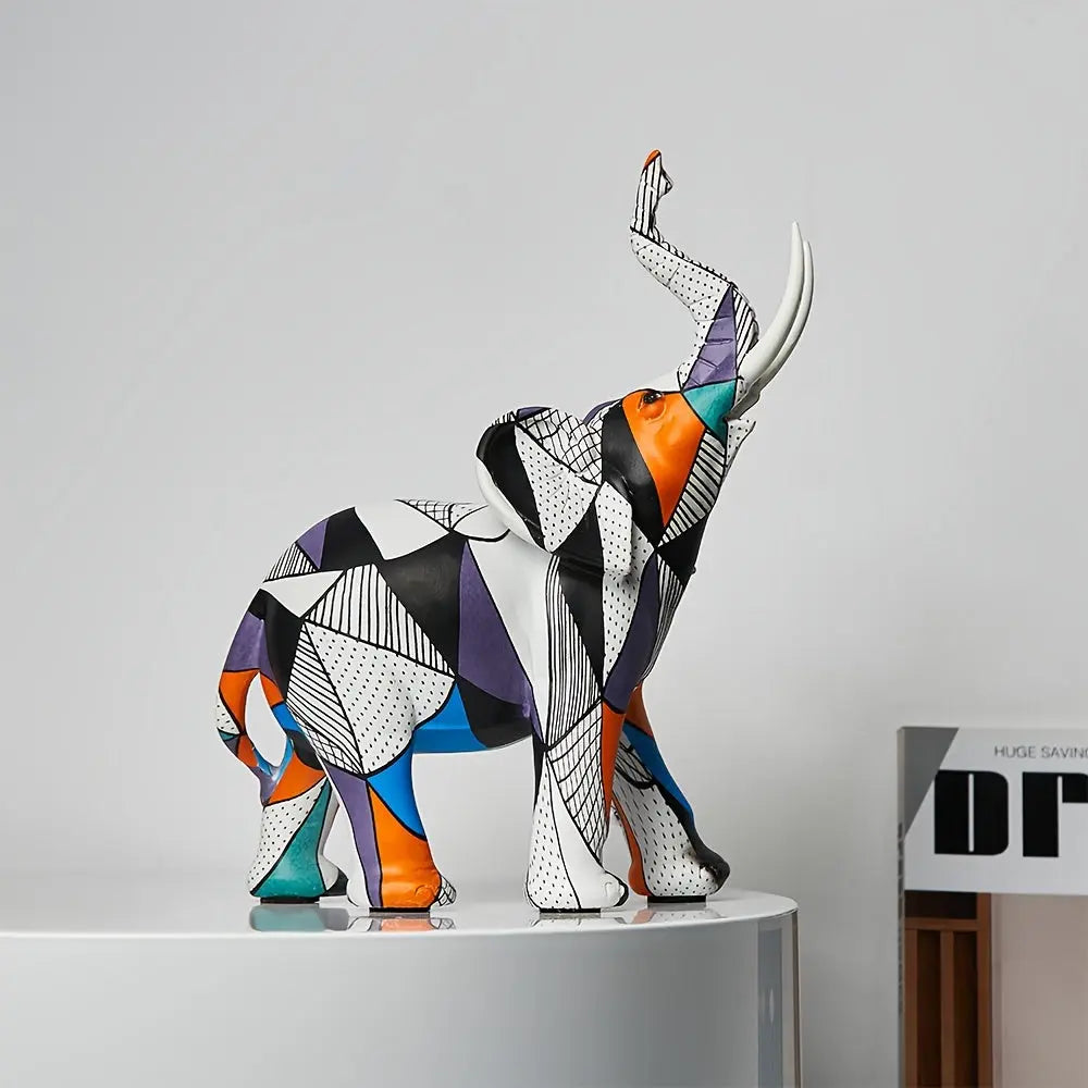 Mosaic Majesty Elephant Figurine Inovessa