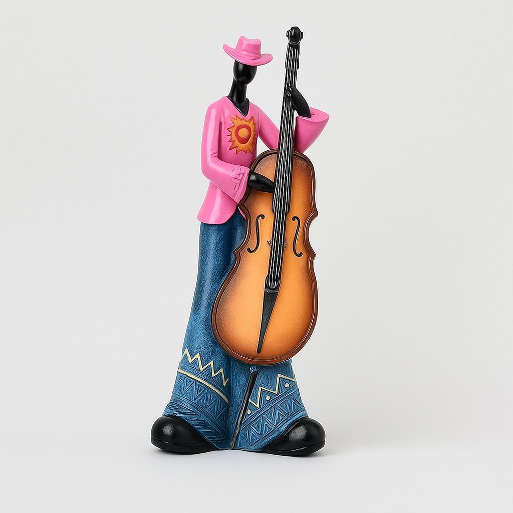 Retro musician collectibles featuring authentic vintage design for sophisticated home decor