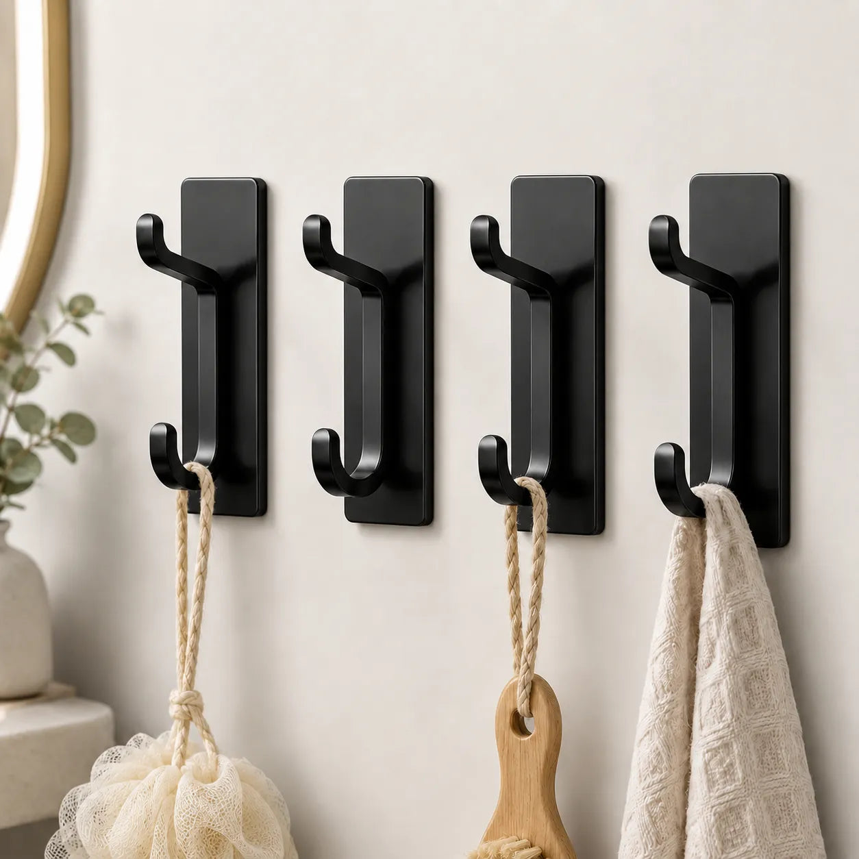 Novera Stainless Steel Adhesive Hooks