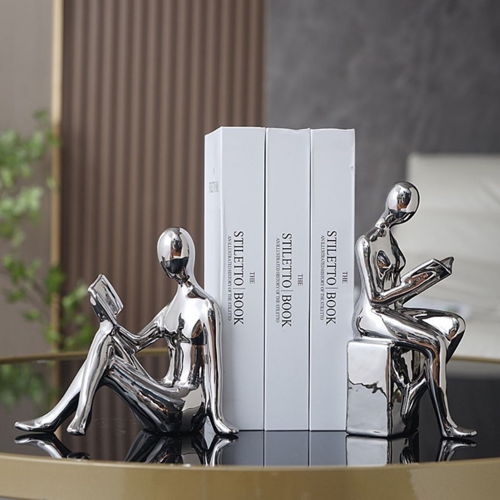 Read & Rest Bookend Sculpture Set