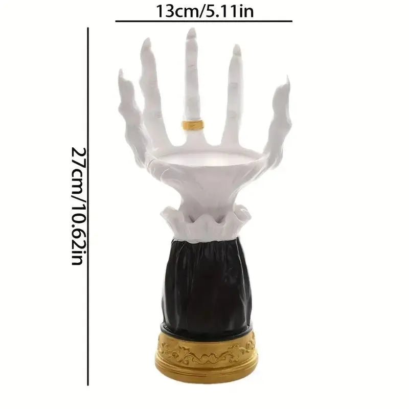 Salem Witch Hand Candle Holder Inovessa