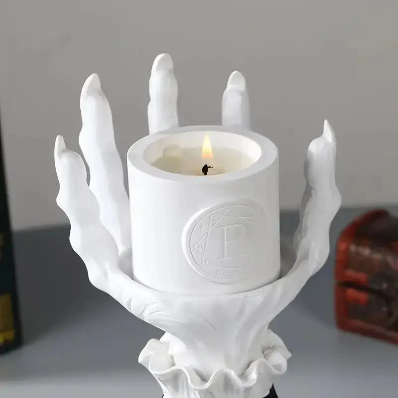 Salem Witch Hand Candle Holder Inovessa