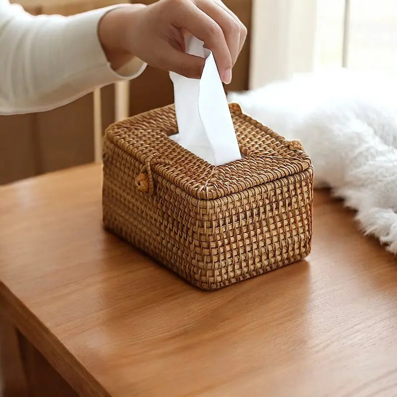 Sequoia Handwoven Tissue Box Inovessa