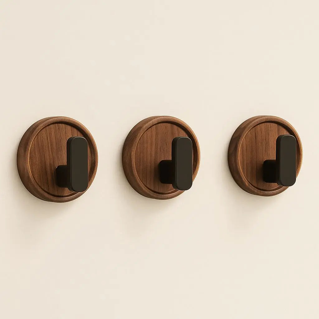 Sero Floating Wooden Wall Hooks Inovessa