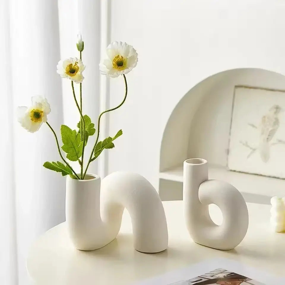 Soli Creative Pottery Porcelain Vase Inovessa