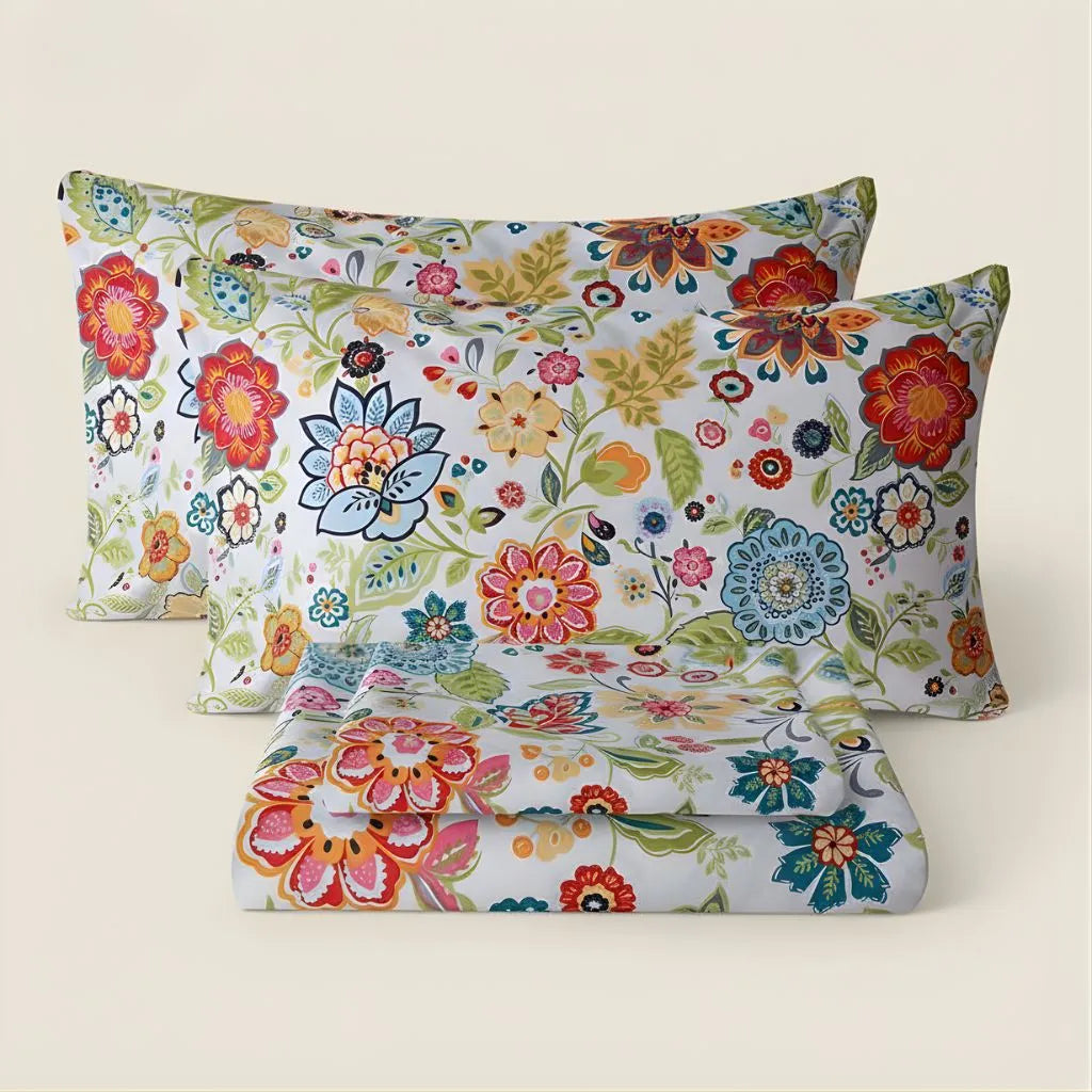 Solmere Cozy Floral Dream Sheets Set