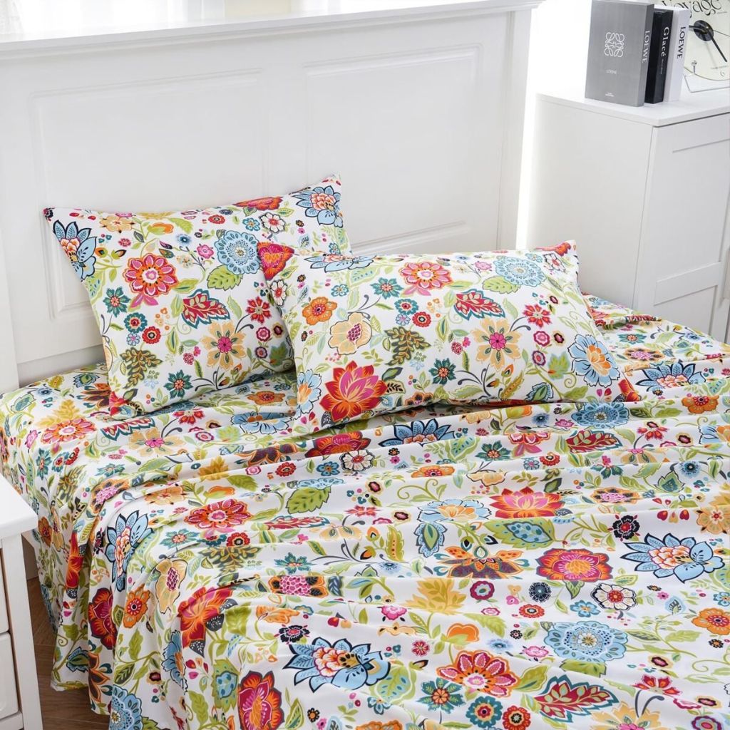 Solmere Cozy Floral Dream Sheets Set