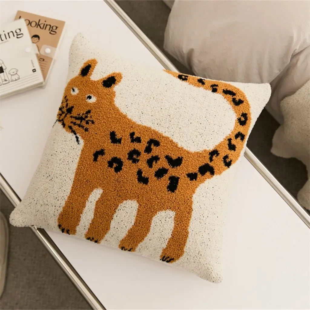 Soft velvet leopard blanket set with bold spotted design for contemporary bedroom styling