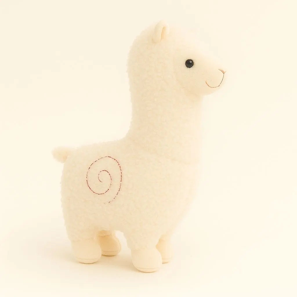 Cute stuffed llama with fine stitching anti-static surface ideal for cuddling and gifting