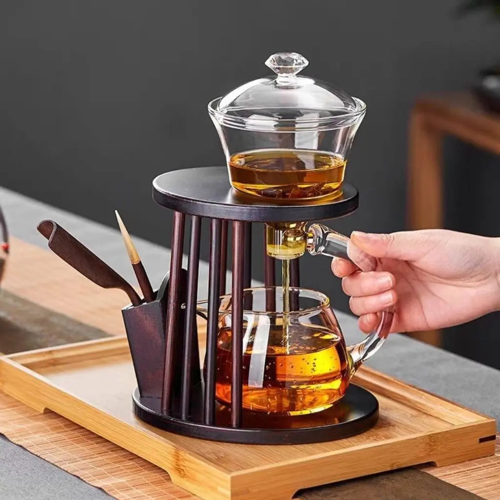 Glass teapot set, tea brewing kit