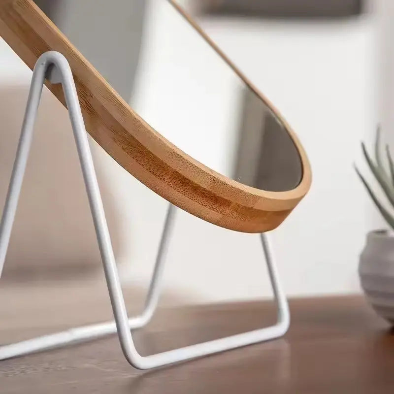 Voss Bamboo Swivel Mirror Inovessa